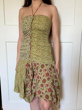 Plein Sud Assymetric Fairy Dress Raw Hem Vintage